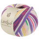 Lana Grossa LANDLUST DIE SOCKENWOLLE | 721-rose/ecru/groen/blauw violet/saffraangeel/felroze/foksia gestreept