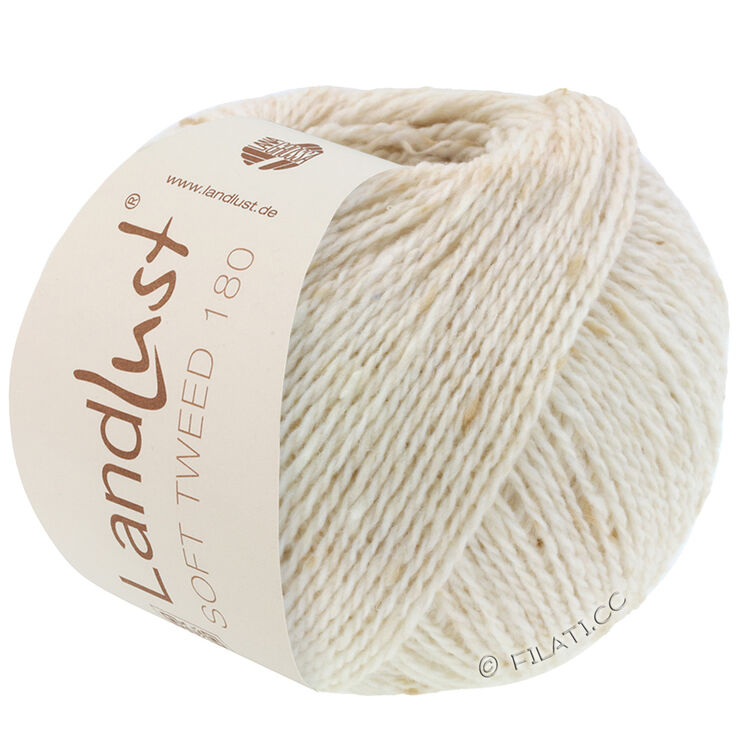 Lana Grossa LANDLUST Soft Tweed 180 | 101-natuur gemêleerd