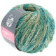 Lana Grossa LEGGERO II Print | 312-petrol/riet/grijs bruin/munt