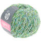 Lana Grossa LEGGERO II Print | 506-wit/geelgroen/turkoois/licht grijs
