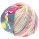 Lana Grossa LEI Moulinè/Color Mix/Spray (Ragazza) | 263-ruwe witte/anjer/sering