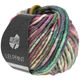 Lana Grossa LEI Print | 528-olijf/aubergine/felroze/ruwe witte/petrol