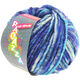 Lana Grossa LEI Moulinè/Color Mix/Spray (stopgezet kleuren) | 324-blauw violet/turkoois/donker petrol/ruwe witte