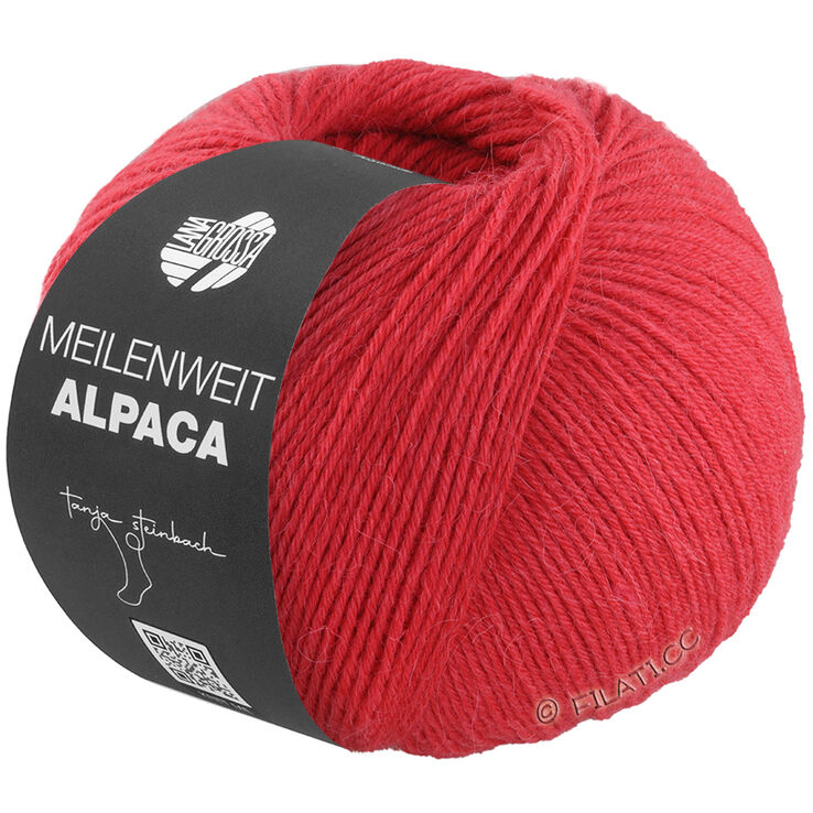 Lana Grossa MEILENWEIT 6-FACH 150g Alpaca | 1003-rood