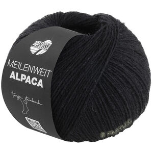 Lana Grossa MEILENWEIT 6-FACH 150g Alpaca | 1014-zwart