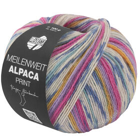MEILENWEIT 6-FACH 150g Alpaca Print van Lana Grossa