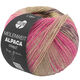 Lana Grossa MEILENWEIT 6-FACH 150g Alpaca Print | 1201-felroze/rose/aubergine/beige/mosterd/donker bruin