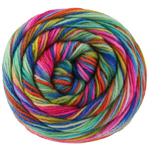 Lana Grossa MEILENWEIT 6-FACH 150g Cascata | 9746-hemelsblauw/licht blauw/rood violet/foksia/felroze/groen/petrol/munt/turkoois