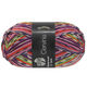 Lana Grossa MEILENWEIT 6-FACH 150g Cervinia | 9757-terracotta /meigroen/donker blauw/wit/violet/rose