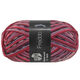 Lana Grossa MEILENWEIT 6-FACH 150g Freddo | 9740-donker grijs/wit/bourgondisch/rood/grijs roze/mauve