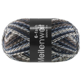 MEILENWEIT 6-FACH 150g DENIM MIX van Lana Grossa