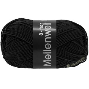 Lana Grossa MEILENWEIT 8-FACH 150g | 9558-zwart