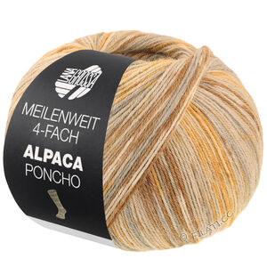Lana Grossa MEILENWEIT 100g Alpaca Poncho | 2726-zandbeige/taupe/bruin/licht beige/karamel
