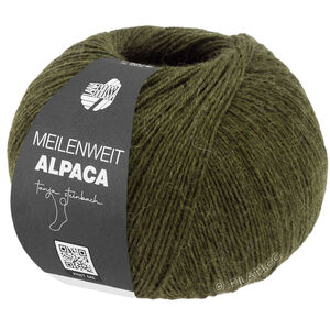 Lana Grossa MEILENWEIT 100g Alpaka | 2017-donker olijf