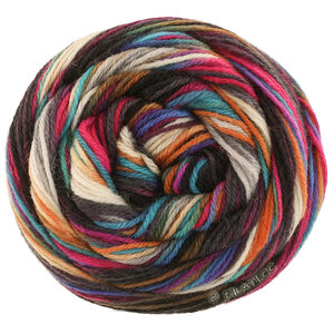 Lana Grossa MEILENWEIT 100g Cascata | 5206-zwart/grijs/licht grijs/zilvergrijs/oker/bruin/rood/felroze