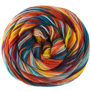 Lana Grossa MEILENWEIT 100g Cascata | 5208-oudroze/braam/turkoois/lichtturkoois/citroengeel/donker groen/petrol/nacht blauw/geel/roest