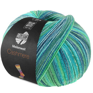 Lana Grossa MEILENWEIT 100g Cashmere Inverno | 123-jade/turkoois/petrol blauw/petrol groen/jeans/grijs blauw/grijs groen