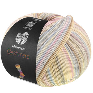Lana Grossa MEILENWEIT 100g Cashmere Inverno | 126-licht blauw/sering/ecru/licht grijs/vanille/grijs/taupe
