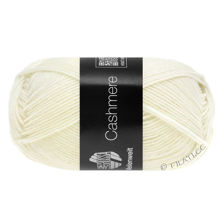 Lana Grossa MEILENWEIT 50g Cashmere | 01-wit