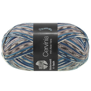 Lana Grossa MEILENWEIT 100g Cervinia | 1702-grijs/petrol/antraciet/grijs blauw/donker blauw/ecru/muisgrijs