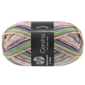 Lana Grossa MEILENWEIT 100g Cervinia | 1703-jade/grijs beige/grijs/blauw violet/nacht blauw/ecru/paars/oudroze/licht blauw