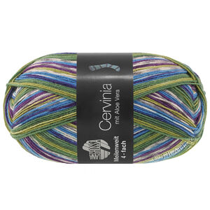 Lana Grossa MEILENWEIT 100g Cervinia | 1705-donker groen/mosgroen/olijf groen/blauw/nacht blauw/ecru/hemelsblauw/grijs/donker violet