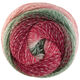 Lana Grossa GOMITOLO (Christmas Edition Lurex) | 118-grijs groen/witgroen/ecru/rood/donker rood/braam/Wit rood gestreept