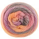 Lana Grossa MEILENWEIT 100g Color Mix Soft | 8069-licht grijs/rosé/zalm/anjer roze/rozenkwarts/licht oranje/grijs/mauve