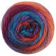 Lana Grossa MEILENWEIT 100g Merino Color Mix Sparks | 7616-zalmrood/donker blauw/royaal/turkoois/rood violet/foksia