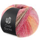 Lana Grossa MEILENWEIT 100g Cosy Socks Dream | 257-rood violet/pruim/sering/terracotta /donker grijs/middelen grijs/felroze/saffraangeel