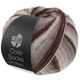 Lana Grossa MEILENWEIT 100g Cosy Socks Soft Stripes | 103-mokka/grijs bruin/beige/room