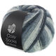 Lana Grossa MEILENWEIT 100g Cosy Socks Soft Stripes | 104-antraciet/donker grijs/muisgrijs/licht grijs