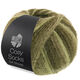 Lana Grossa MEILENWEIT 100g Cosy Socks Soft Stripes | 107-licht groen/resedagroen/grijs groen/mosgroen