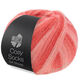 Lana Grossa MEILENWEIT 100g Cosy Socks Soft Stripes | 113-zalm/zalmrood/koraal