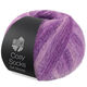 Lana Grossa MEILENWEIT 100g Cosy Socks Soft Stripes | 114-bleekpaars/paars/violet
