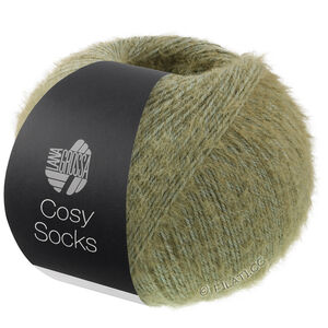 Lana Grossa MEILENWEIT 100g Cosy Socks | 12-grijs groen
