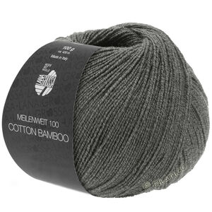 Lana Grossa MEILENWEIT 100g Cotton Bamboo | 15-donker grijs