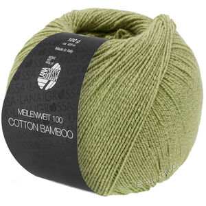 Lana Grossa MEILENWEIT 100g Cotton Bamboo | 39-limegroen