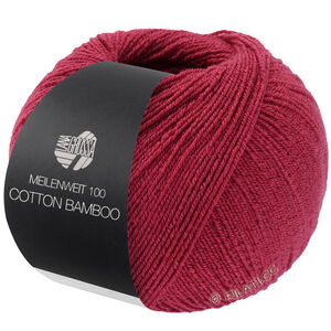 Lana Grossa MEILENWEIT 100g Cotton Bamboo | 40-Gerber rood
