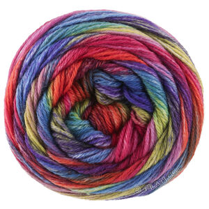 Lana Grossa MEILENWEIT 100g Fontana | 5453-lente groen/roest rood/blauw violet/cyclaam/blauw/royaal/foksia