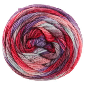 Lana Grossa MEILENWEIT 100g Fontana | 5454-foksia/munt/grijs bruin/paarsblauw/rose/mauve