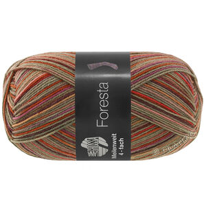 Lana Grossa MEILENWEIT 100g Foresta | 5324-middelen grijs/aubergine/terracotta /oudroze/foksia/rood/framboos/grijs beige