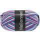 Lana Grossa MEILENWEIT 100g Intenso | 5527-korenbloem/donker blauw/azuurblauw/bleekrosa/sering/paars/rood violet/foksia/orchidee/munt