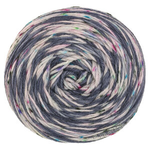 Lana Grossa MEILENWEIT 100g Merino Hand-dyed | 03-leigrijs/ruwe witte/oudroze/licht blauw/violet