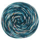 Lana Grossa MEILENWEIT 100g Merino Hand-dyed | 33-ruwe witte/rose/turkoois/donker petrol/felroze/mokka