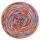 Lana Grossa MEILENWEIT 100g Merino Hand-dyed | 36-sering/pompoen oranje/magenta/lichtturkoois/zachtroze