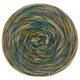 Lana Grossa MEILENWEIT 100g Merino Hand-dyed | 38-olijf geel/petrol blauw/steengrijs/grijs beige