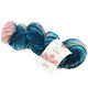 Lana Grossa MEILENWEIT 100g Merino Hand-dyed | 303-ruwe witte/rose/turkoois/donker petrol/felroze/mokka