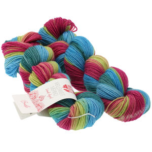 Lana Grossa MEILENWEIT 2 bollen à 50g Merino Hand-dyed | 213-Budh