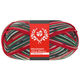 Lana Grossa MEILENWEIT 100g Merino Christmas | 6808-wit/donker groen/donker bruin/oranje/donker rood/licht groen